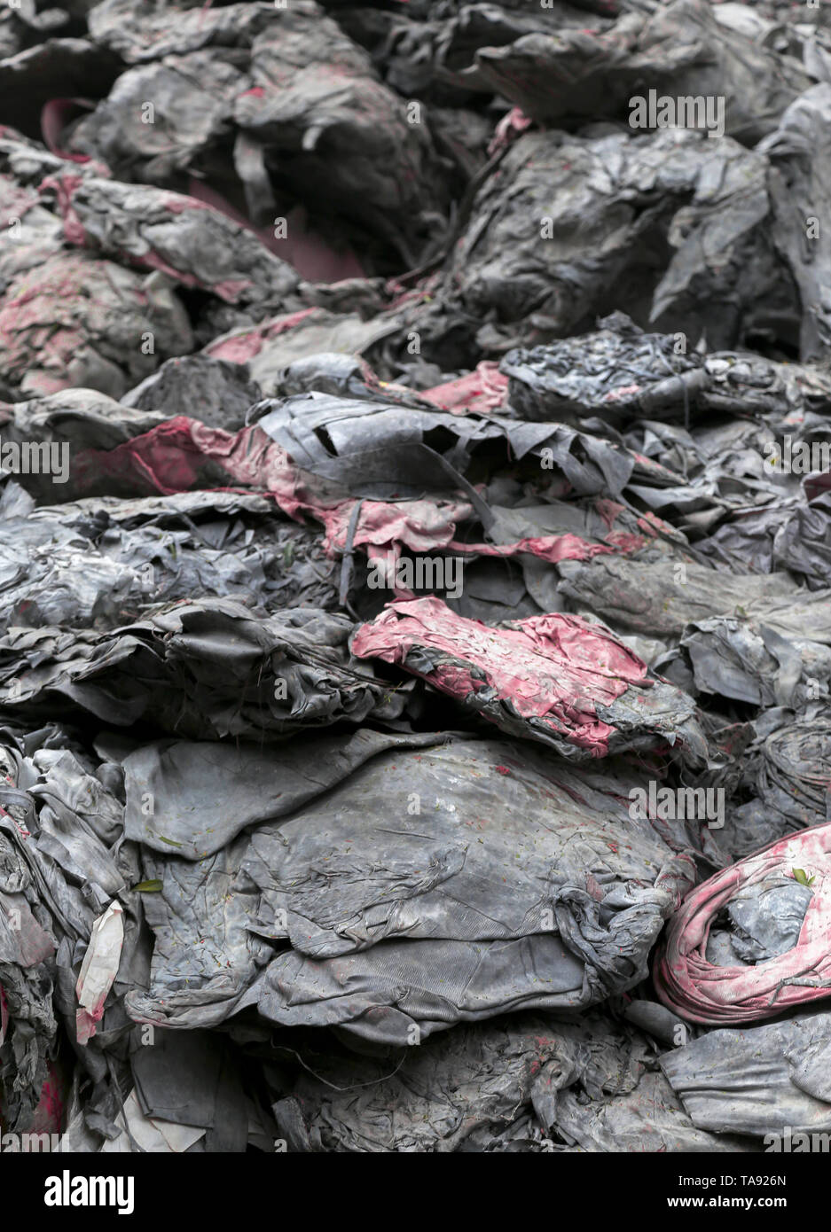Industrielle Abfälle eine große Verursacher in südostasiatischen Ländern wie Bangladesch Stockfoto