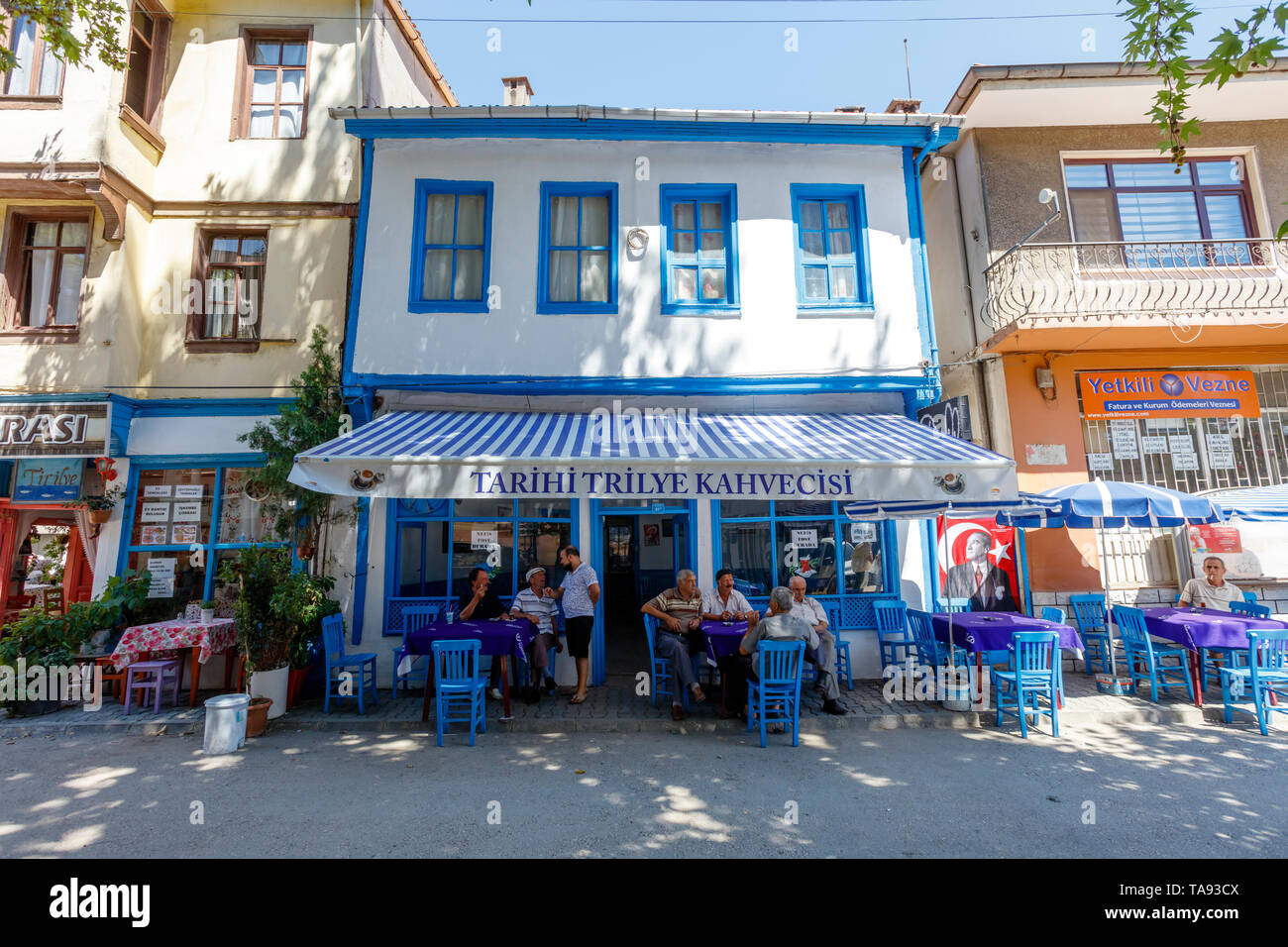 Coffee House in Tirilye, Kemer, Türkei Stockfoto