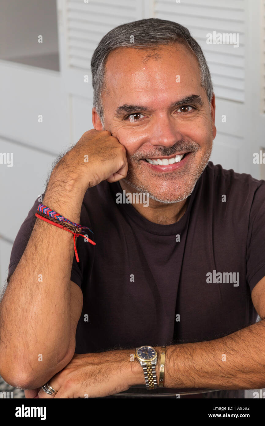 Zuversichtlich, Geschäftsmann, Porträt, Kamera, USA Stockfoto