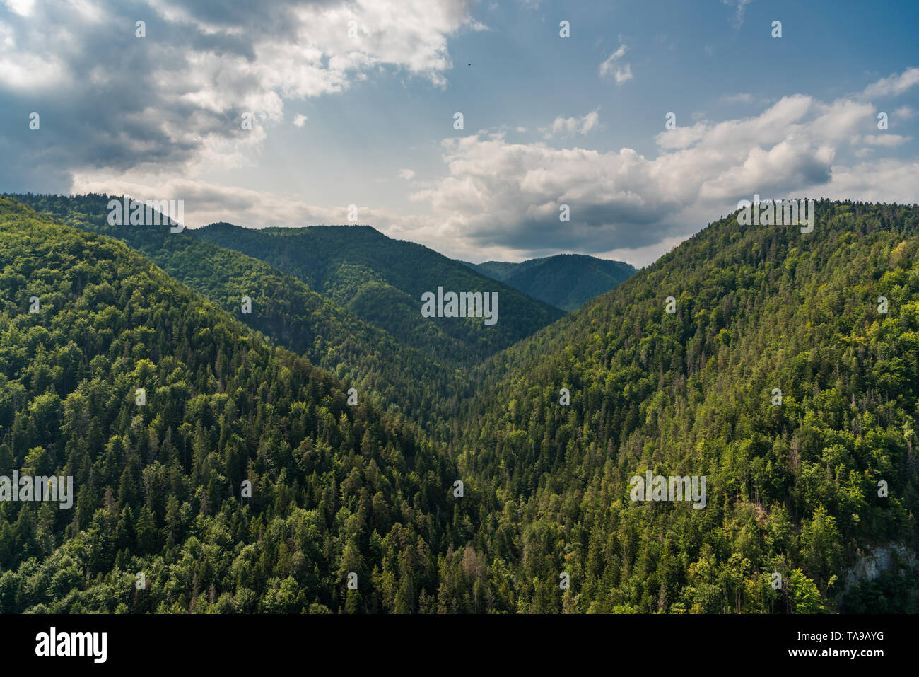 Blick auf die Berge von Tomas sightview Stockfoto