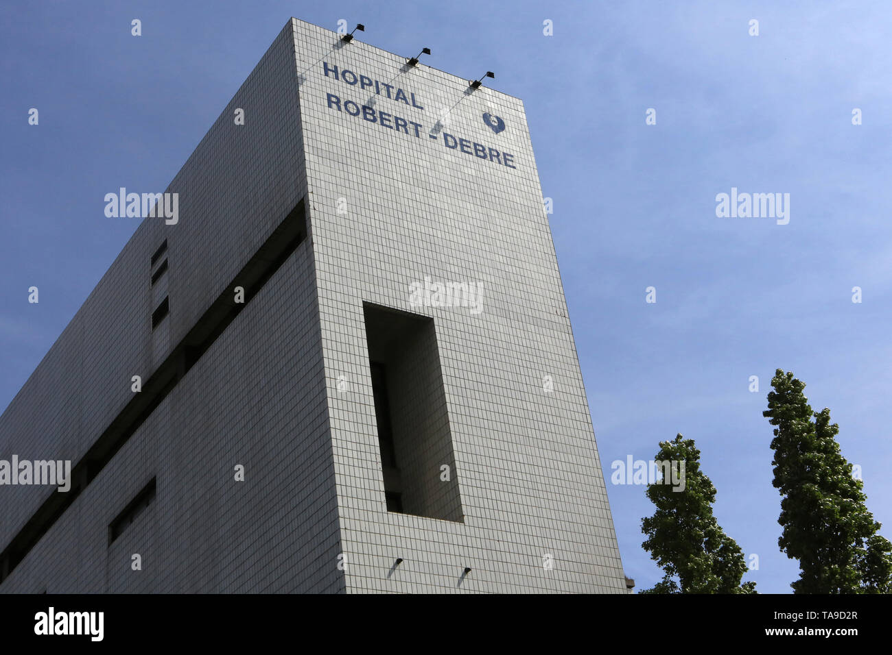 L'Hôpital universitaire Robert-Debré. Paris. Stockfoto