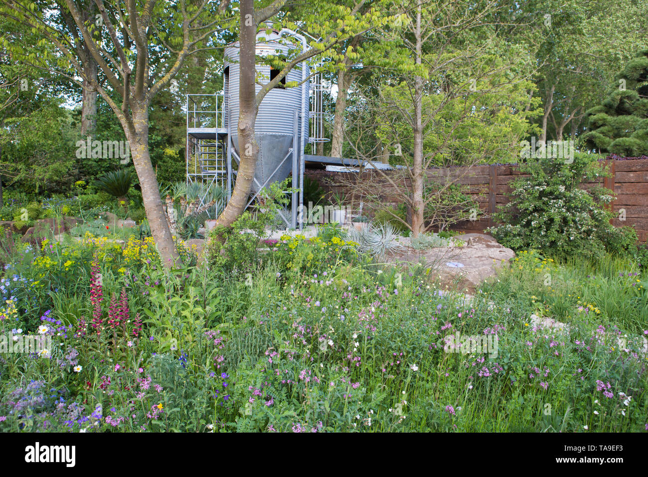 Die Belastbarkeit Garten Stockfoto