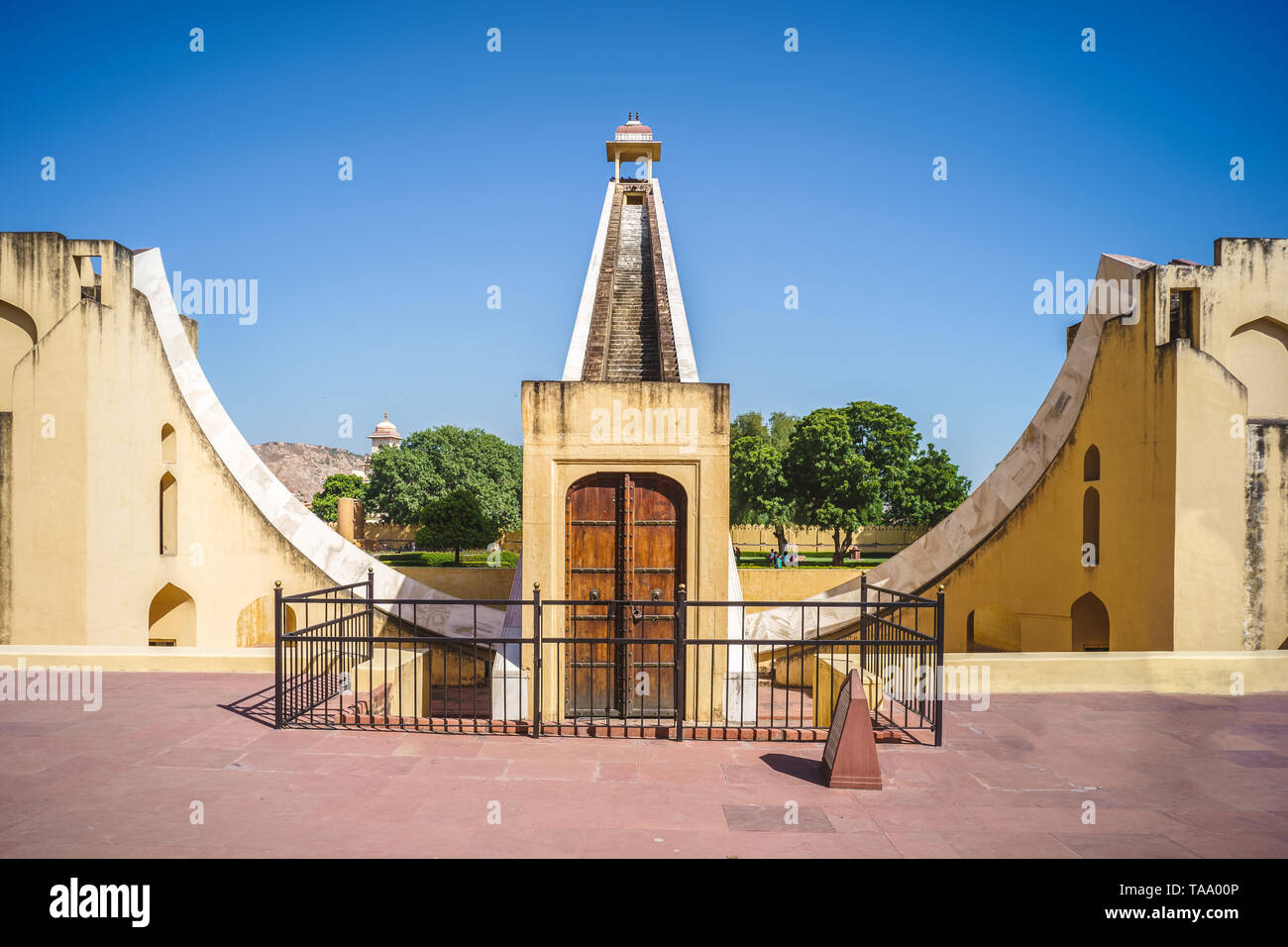 Jantar Mantar in Jaipur, Rajasthan, Indien Stockfoto