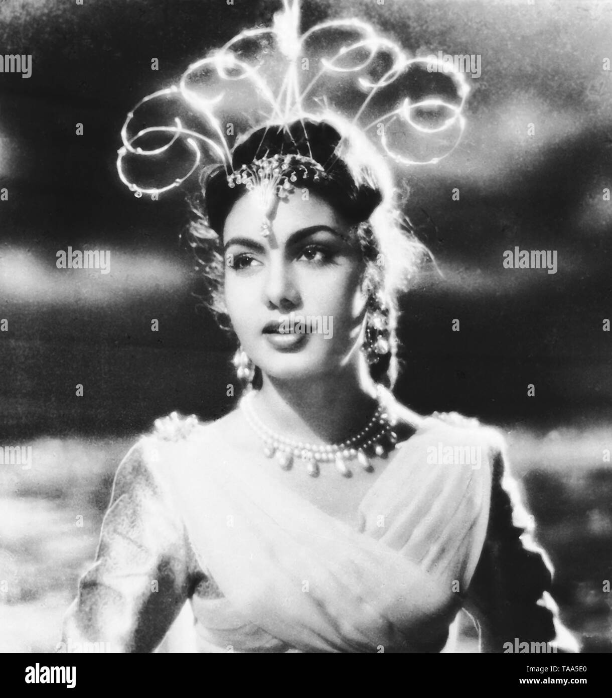 Indische Bollywood Schauspielerin Nimmi, Indien, Asien, 1955 Stockfoto