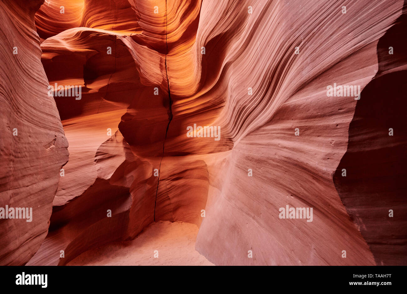 Antelope Canyon X, Seite, Arizona, USA, Nordamerika Stockfoto