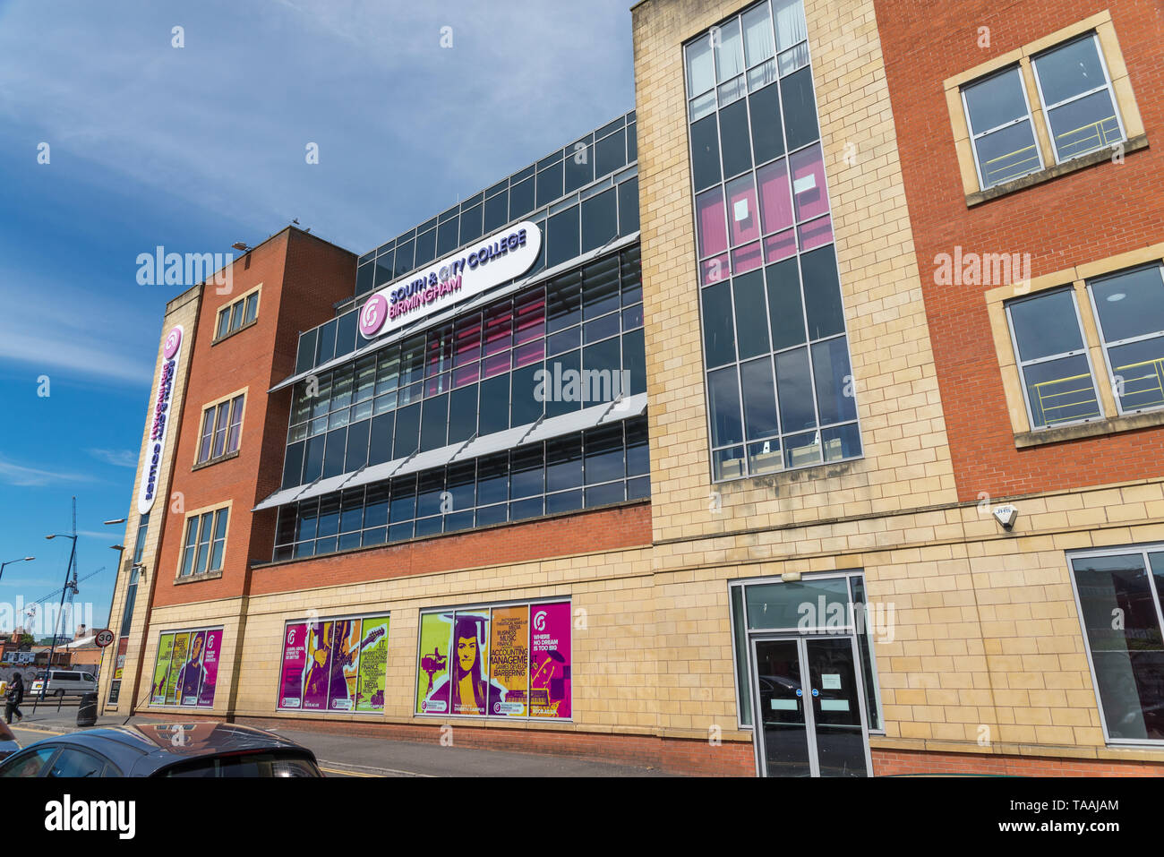 Süd- und City College Gebäude in Digbeth, Birmingham, Großbritannien Stockfoto