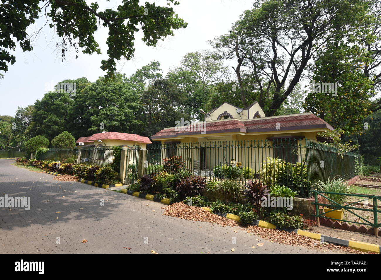 Pensionen der AJC Bose indische Botanischer Garten, Howrah, Kolkata, Indien. Stockfoto