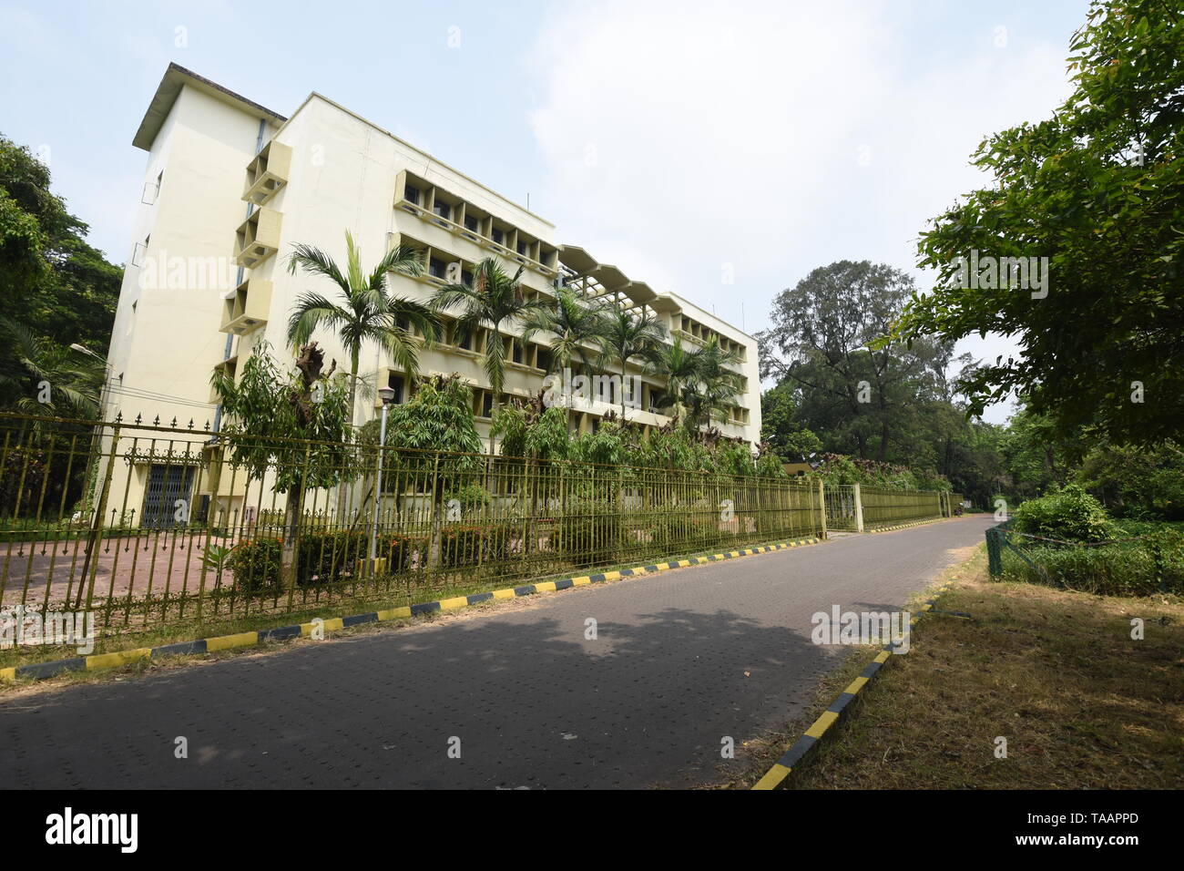 Zentrale nationale Herbarium im AJC Bose indische Botanischer Garten, Howrah, Kolkata, Indien. Stockfoto