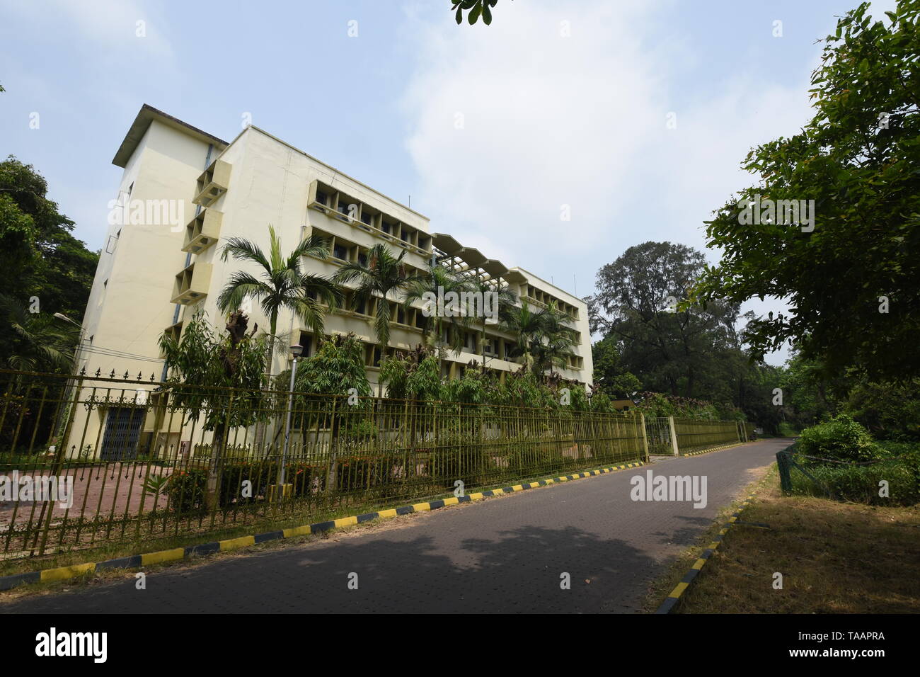 Zentrale nationale Herbarium im AJC Bose indische Botanischer Garten, Howrah, Kolkata, Indien. Stockfoto