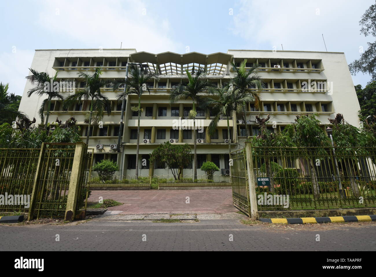 Zentrale nationale Herbarium im AJC Bose indische Botanischer Garten, Howrah, Kolkata, Indien. Stockfoto