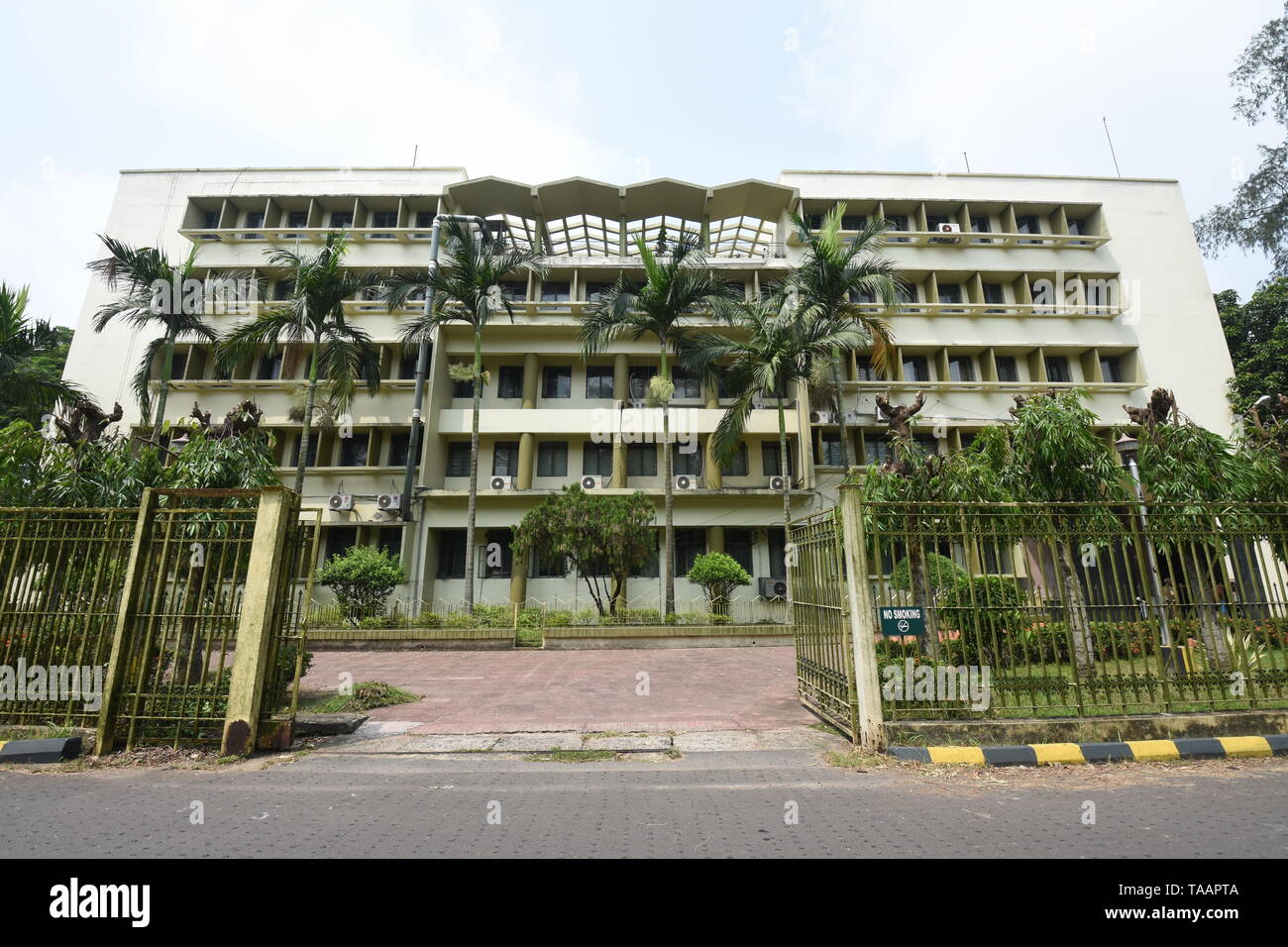 Zentrale nationale Herbarium im AJC Bose indische Botanischer Garten, Howrah, Kolkata, Indien. Stockfoto