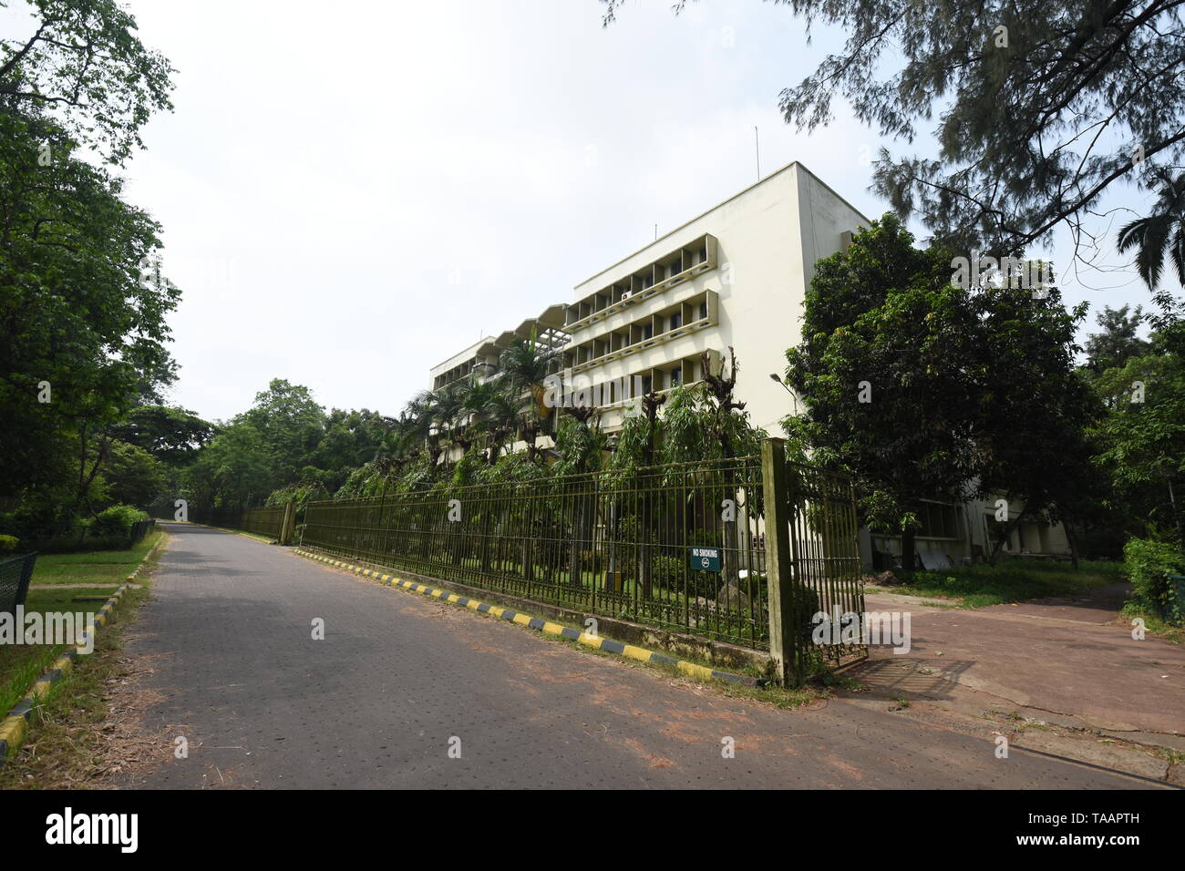 Zentrale nationale Herbarium im AJC Bose indische Botanischer Garten, Howrah, Kolkata, Indien. Stockfoto