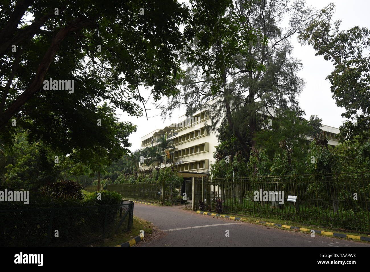 Zentrale nationale Herbarium im AJC Bose indische Botanischer Garten, Howrah, Kolkata, Indien. Stockfoto