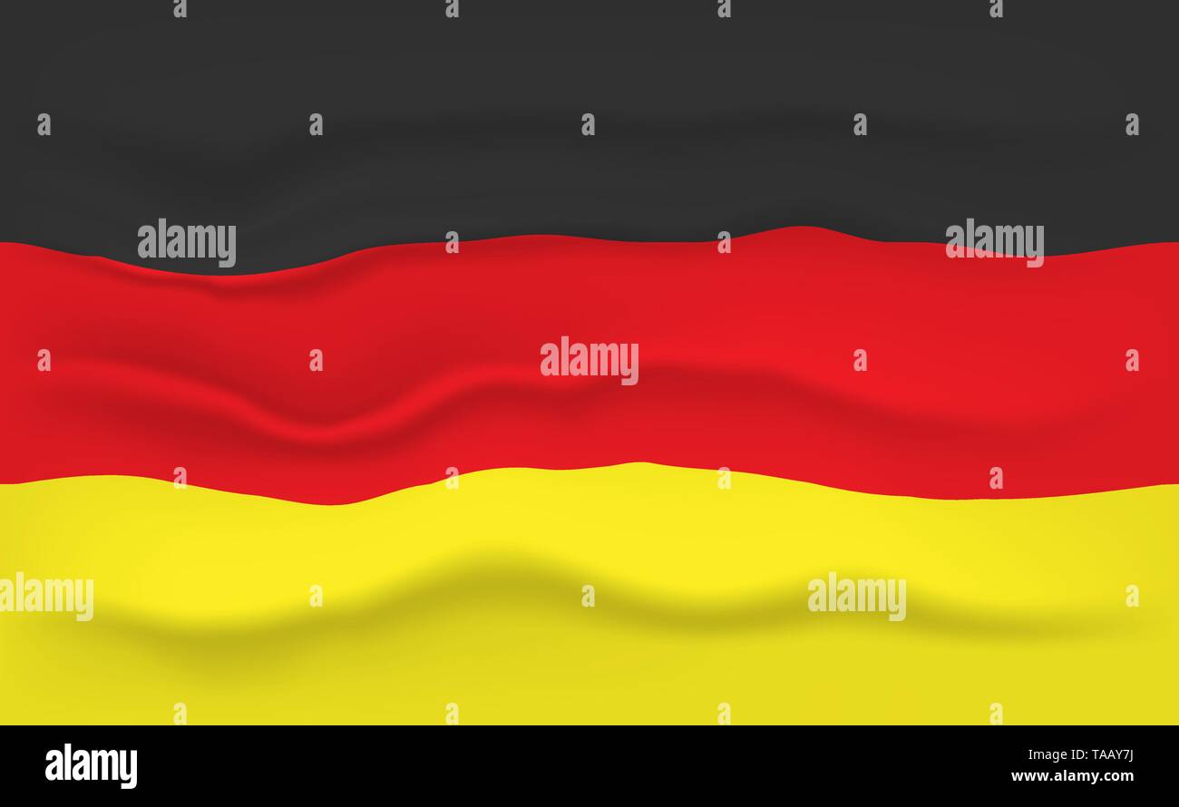 Flagge von Deutschland Stock Vektor
