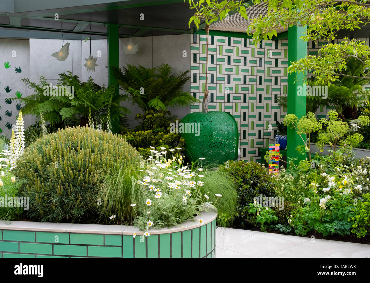 Green Fingers Garden auf der RHS Chelsea Flower Show Stockfoto