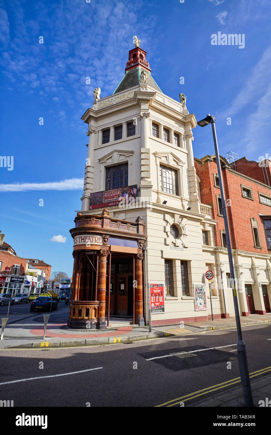 Äußere des Kings Theatre in Albert Road, Southsea Stockfoto