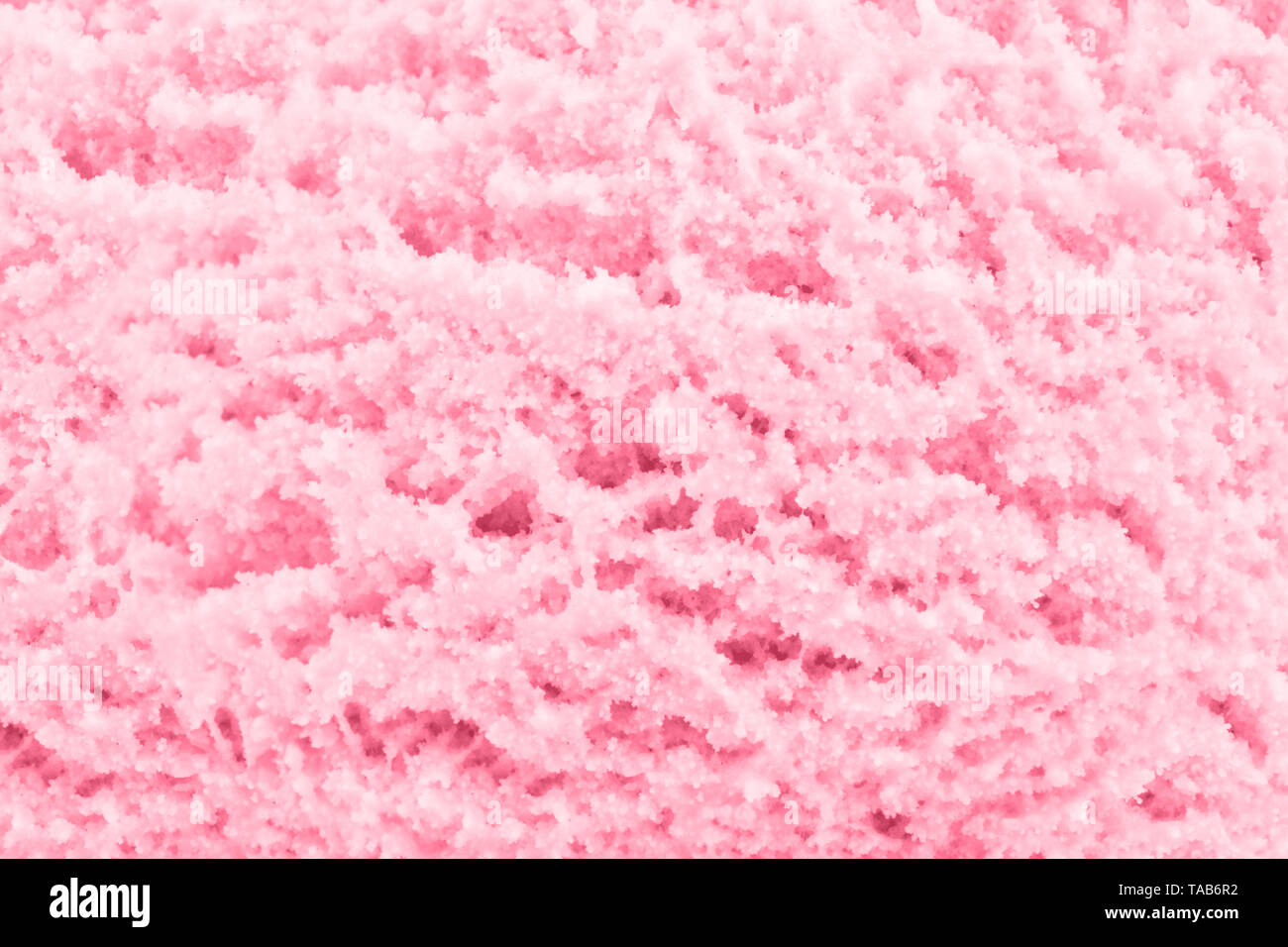 Rosa Erdbeereis Hintergrund Textur Stockfoto