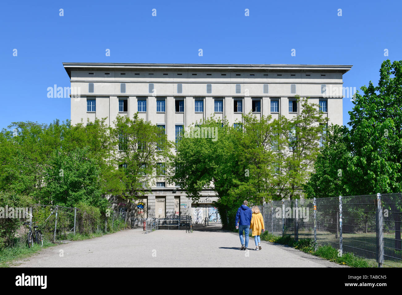 Mountain Grove, in der Wriezener Bahnhof, Friedrich Grove, Berlin, Deutschland, Berghain Am Wriezener Bahnhof, Friedrichshain, Deutschland Stockfoto