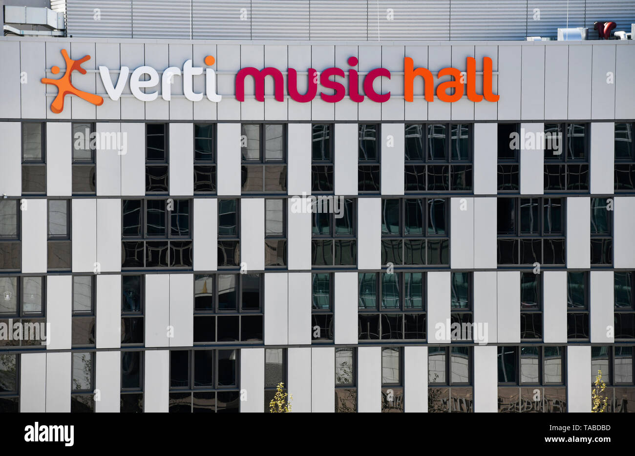 Verti Musik klang, Mercedes, Friedrich Grove, Berlin, Deutschland, Verti Music Hall, Mercedes-Platz, Friedrichshain, Deutschland Stockfoto