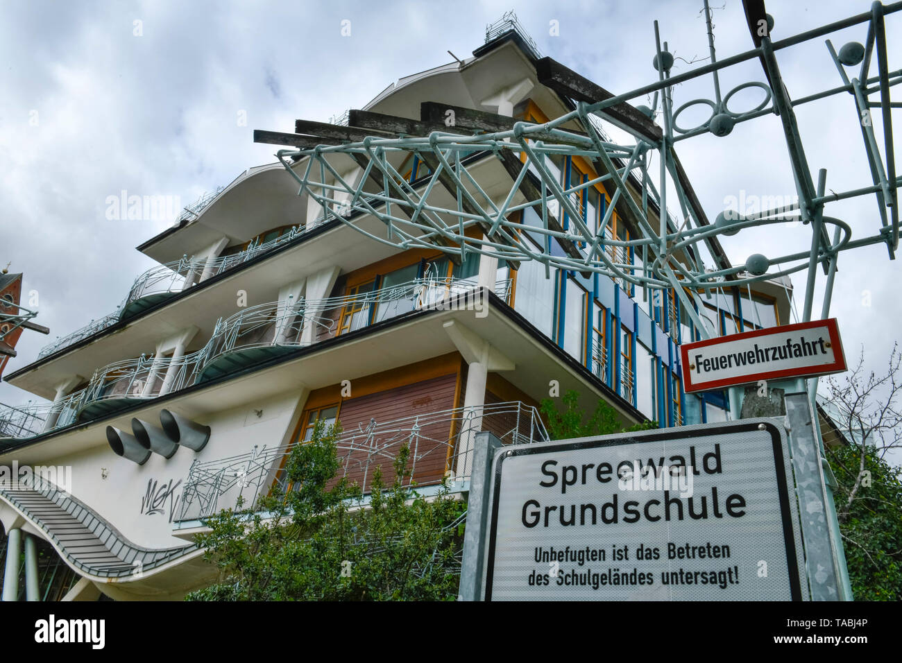 Spreewald Grundschule, Pallasstrasse, Schönheit, Berg, Berlin, Deutschland, Spreewaldgrundschule, Pallasstraße, Schöneberg, Deutschland Stockfoto