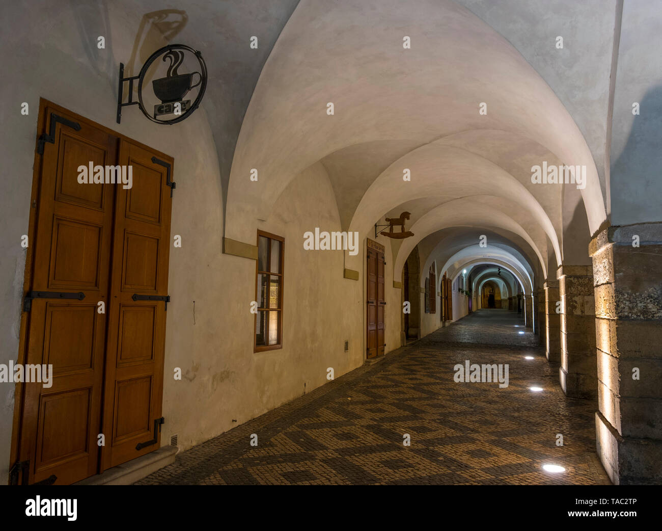 Durchgang in der hradcany Bezirk von Prag, Tschechische Republik, Europa Stockfoto