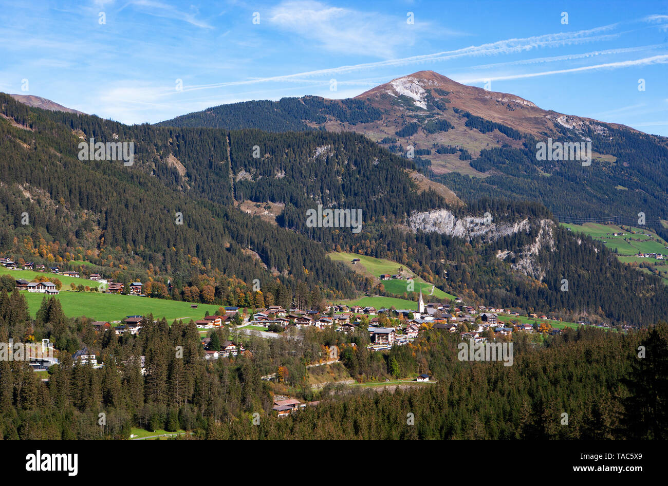 Österreich, Salzburger Land, Nationalpark Hohe Tauern, Krimml Stockfoto