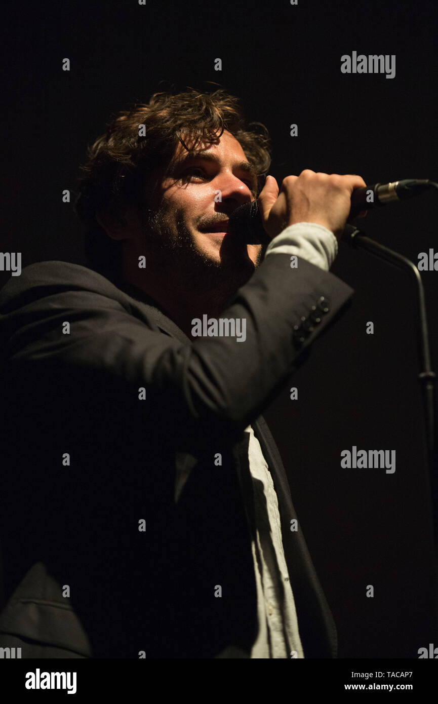 Glasgow, UK. 23. Mai 2019. Jack Savoretti im Konzert an der 02 Akademie in Glasgow. Credit: Colin Fisher/Alamy leben Nachrichten Stockfoto