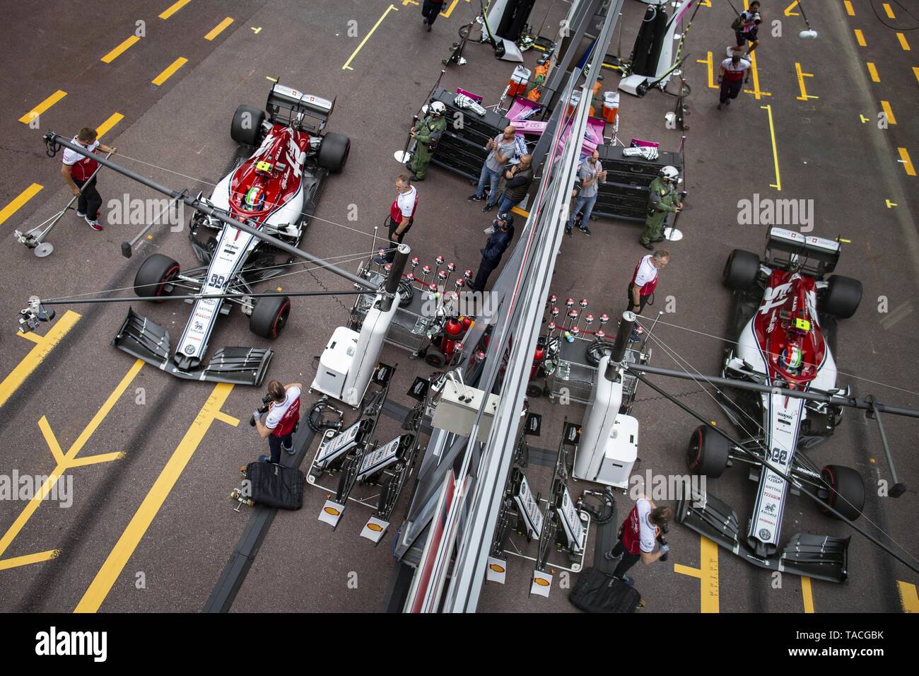 Motorsport: FIA Formel Eins-Weltmeisterschaft 2019, Grand Prix von Monaco, #99 Antonio Giovinazzi (ITA, Alfa Romeo Racing), Stockfoto