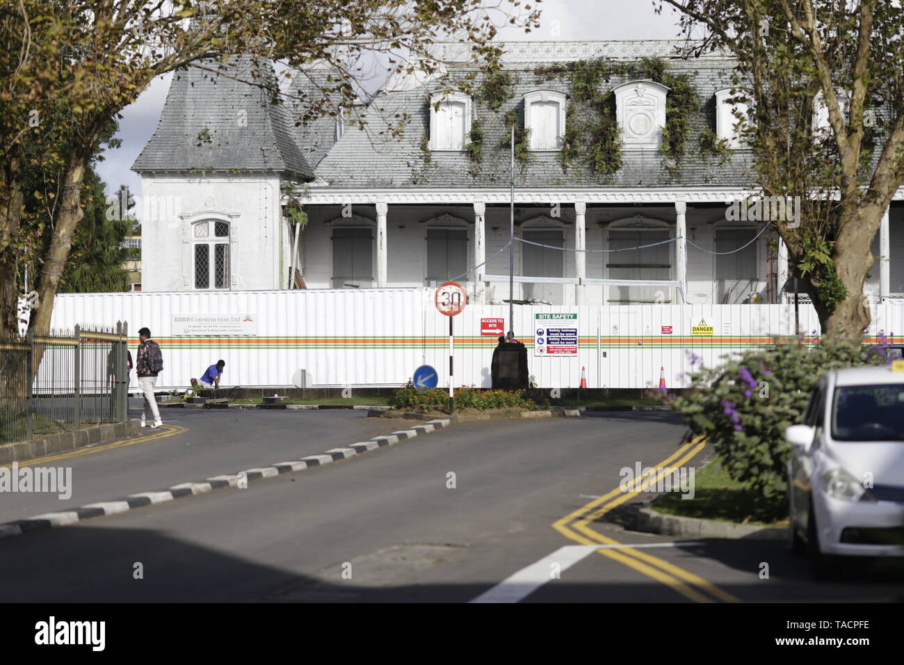 Curepipe auch als La Ville-Lumière bekannt, ist eine Stadt in Mauritius, in der Plaines Wilhems District, der östliche Teil entfernt Stockfoto