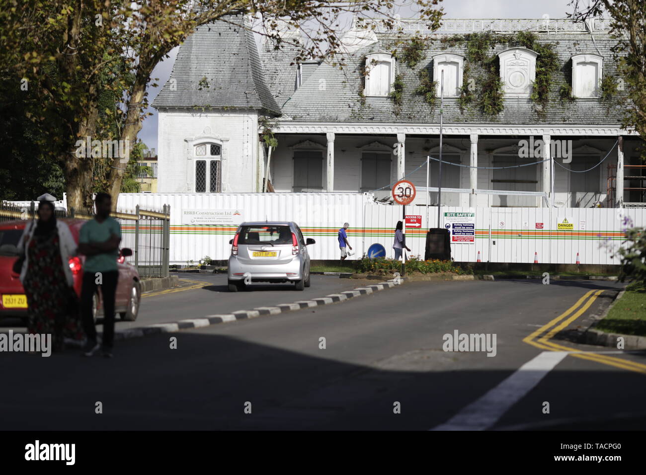 Curepipe auch als La Ville-Lumière bekannt, ist eine Stadt in Mauritius, in der Plaines Wilhems District, der östliche Teil entfernt Stockfoto