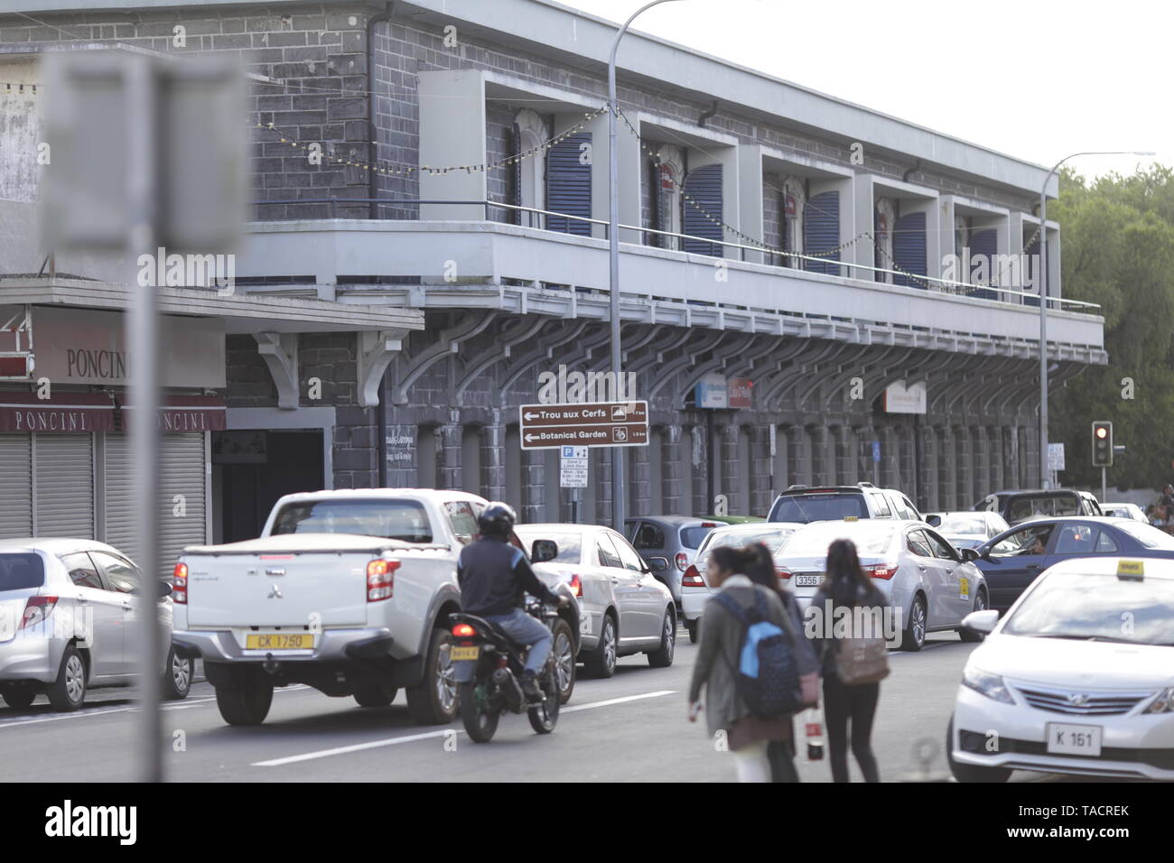 Curepipe auch als La Ville-Lumière bekannt, ist eine Stadt in Mauritius, in der Plaines Wilhems District, der östliche Teil entfernt Stockfoto