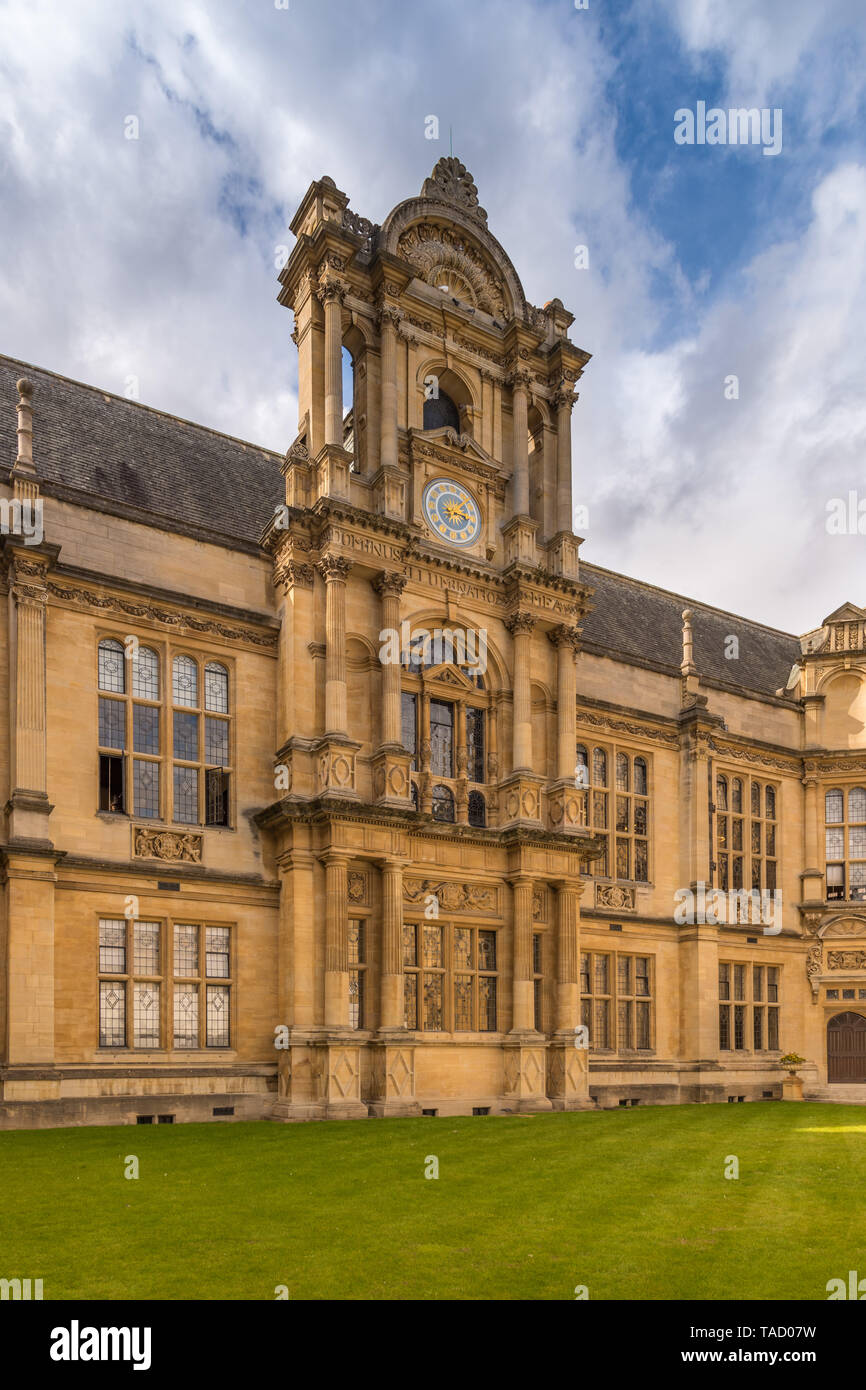 Prüfung Schule, Universität Oxford, Großbritannien Stockfoto