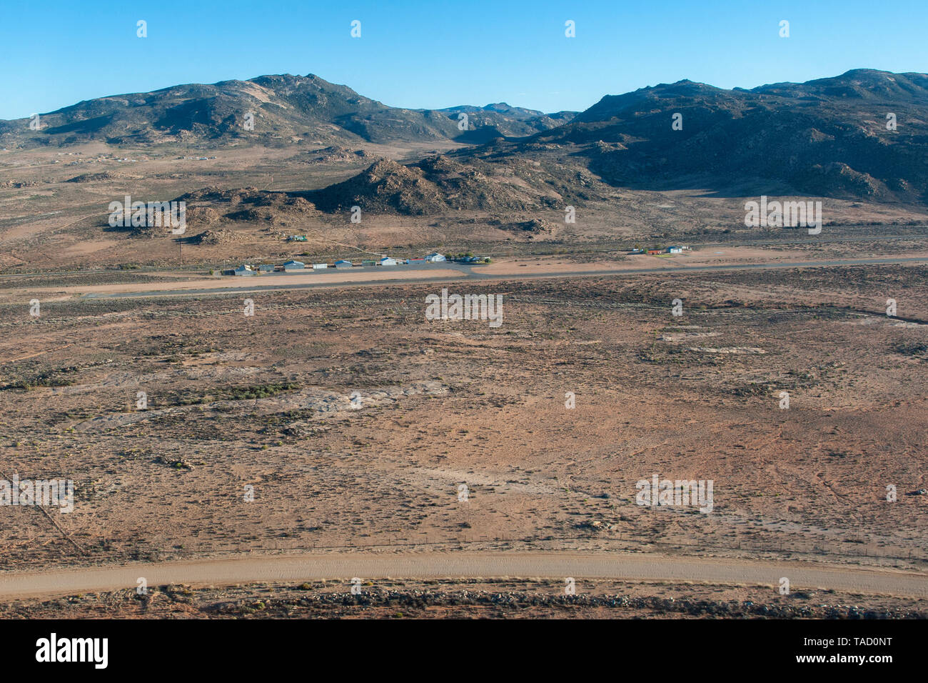 Springbock Flugplatz in der Northern Cape Provinz, in Südafrika. Stockfoto