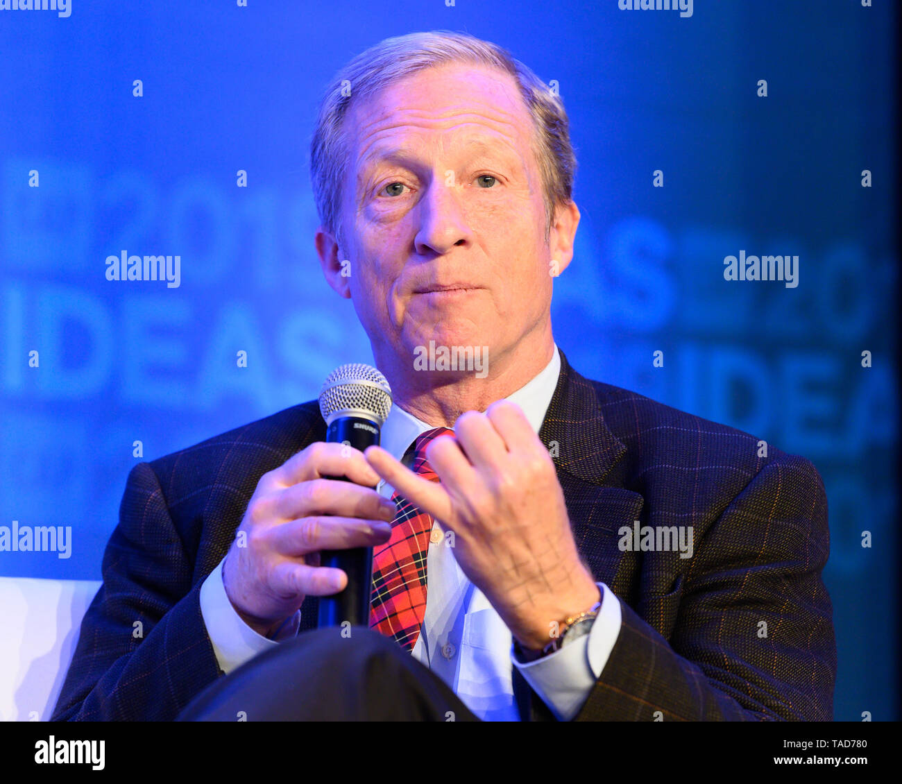 Tom Steyer, Gründer, NextGen Amerika, sprechen am Zentrum für amerikanischen Fortschritt CAP 2019 Ideen Konferenz. Stockfoto