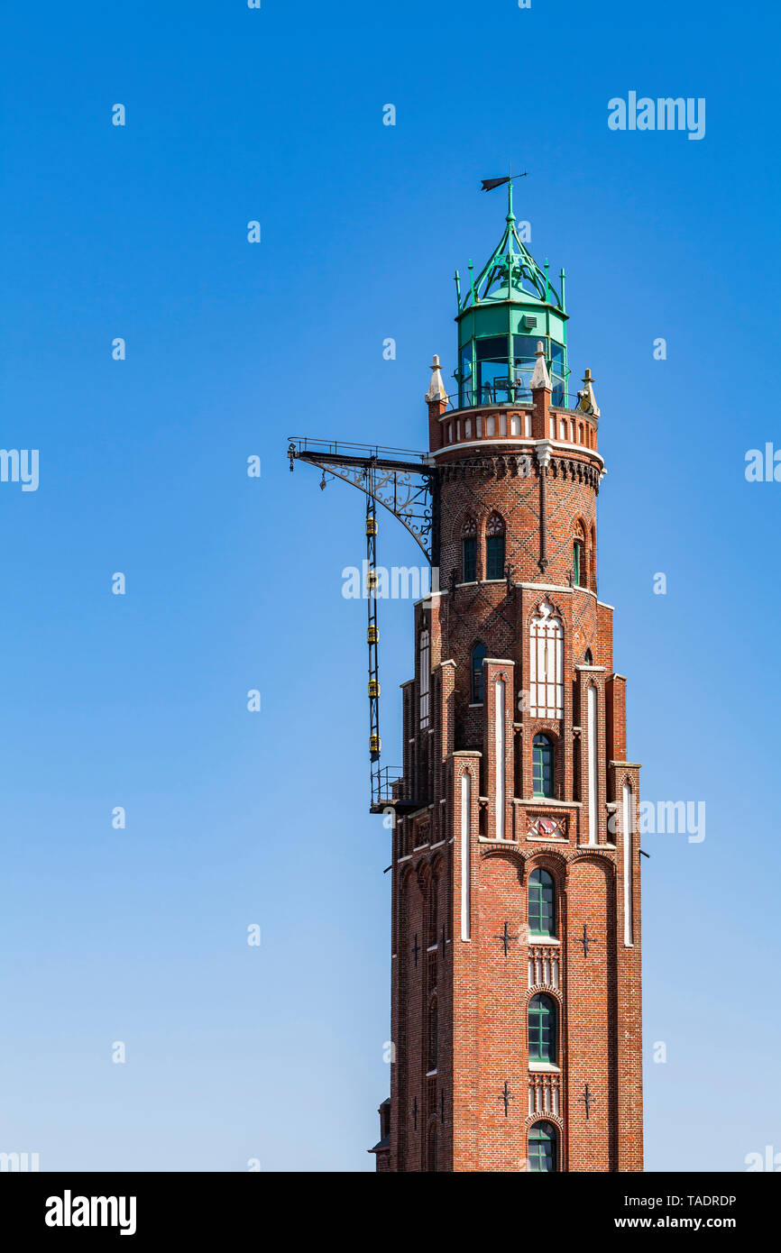 Deutschland, Bremen, Bremerhaven, der Alte Leuchtturm, Simon Loschen-Leuchtturm Stockfoto