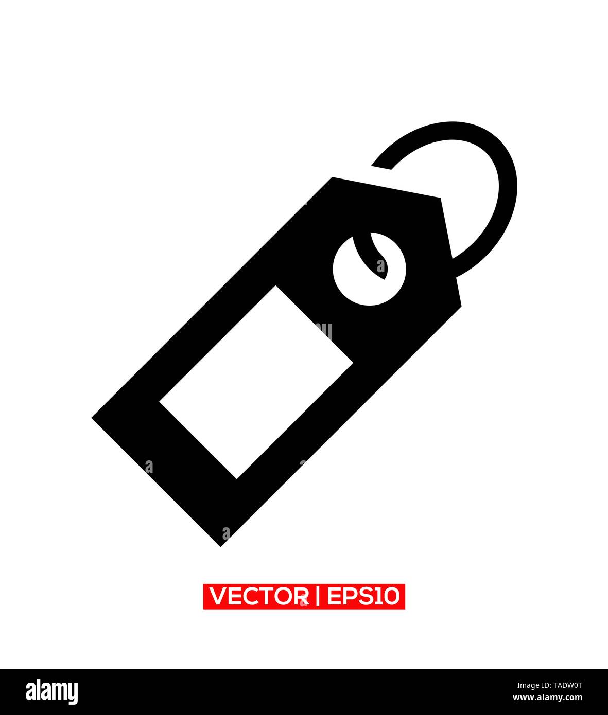 Label Line Symbol vektor Logo oder Bild. Stockfoto