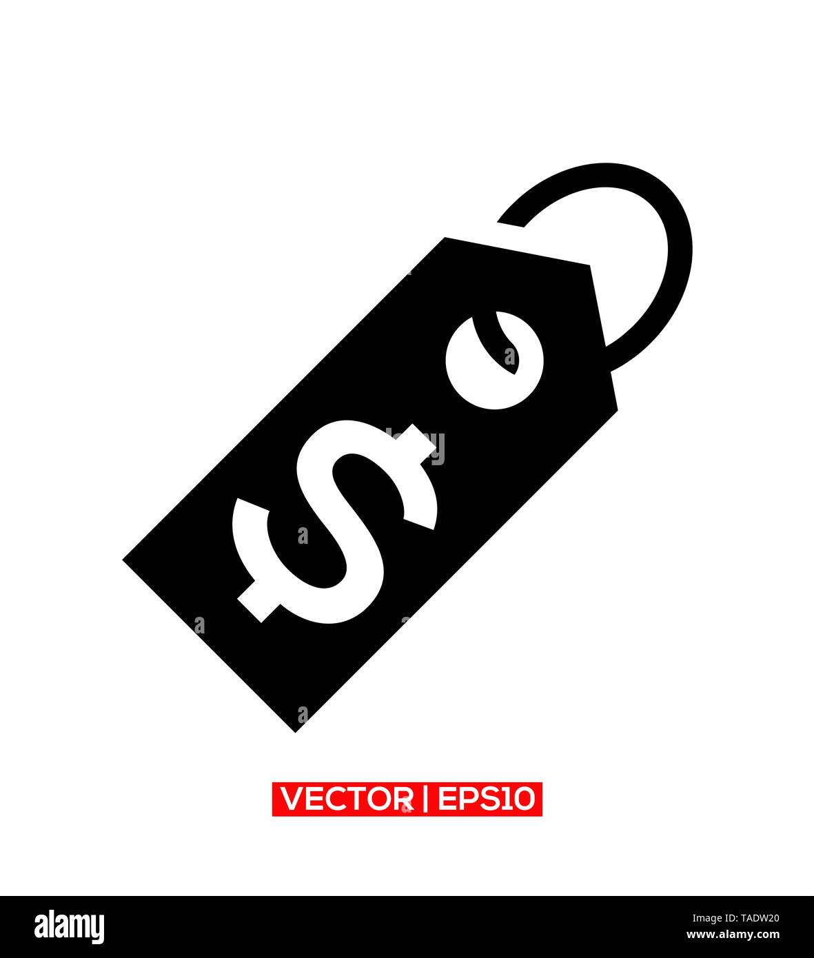 Label Line Symbol vektor Logo oder Bild. Stockfoto