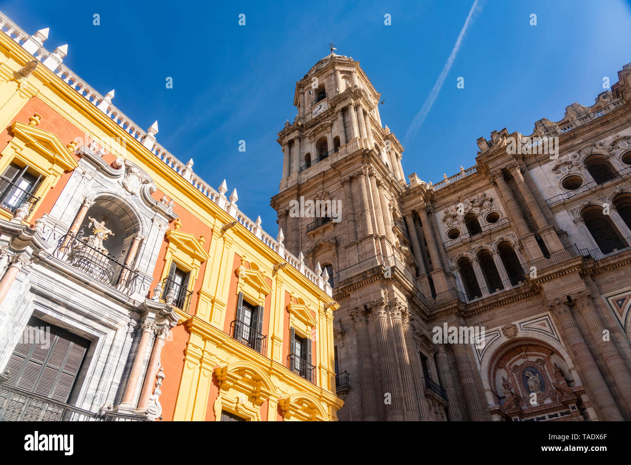 Spanien, Malaga, Malaga Kathedrale Stockfoto