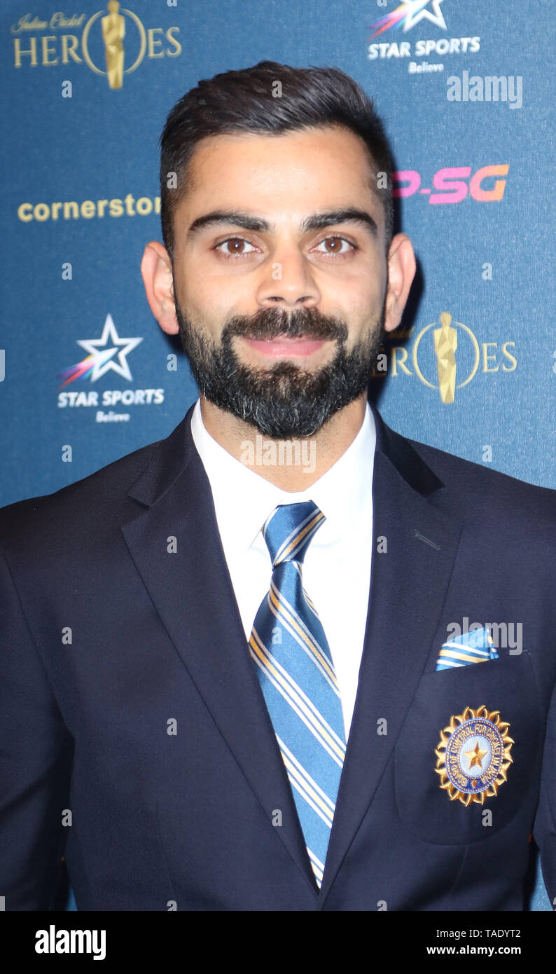 Virat Kohli, indisches Kricket Helden - Photocall, Lord's Cricket Ground, London, UK, 23. Mai 2019, Foto von Richard Goldschmidt Stockfoto