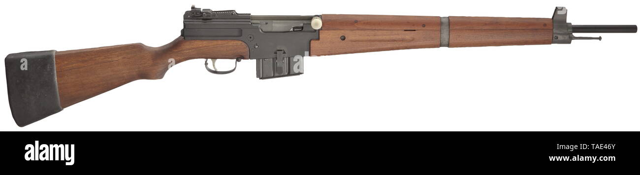 SERVICE WAFFEN, FRANKREICH, automatisches Gewehr MAS Modell 1949, Kaliber 7,5 x 54, Nummer F 17667, Additional-Rights - Clearance-Info - Not-Available Stockfoto