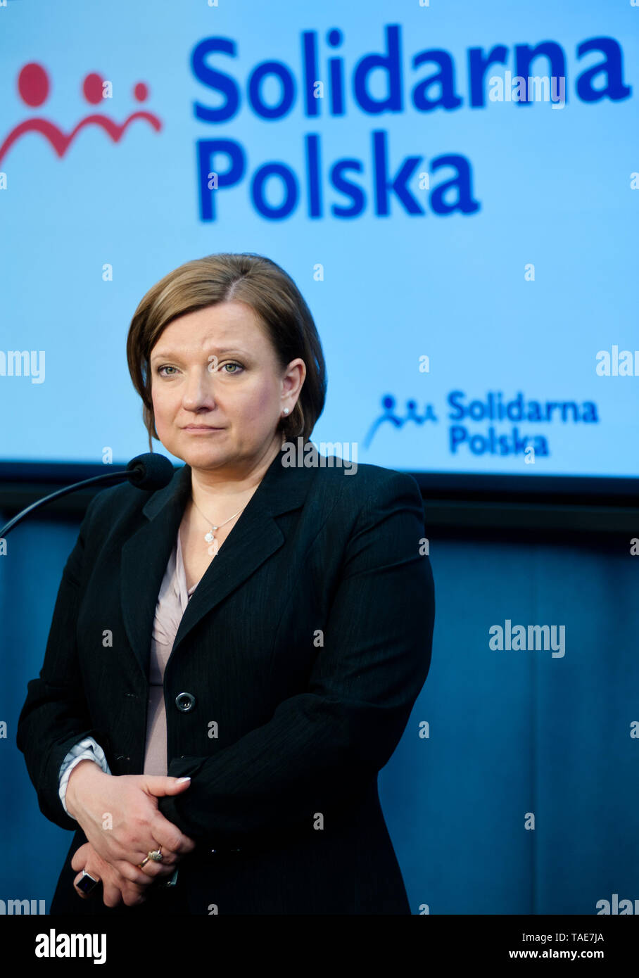 Beata Kempa - polnischer Politiker, Mitglied des Ministerrates Stockfoto