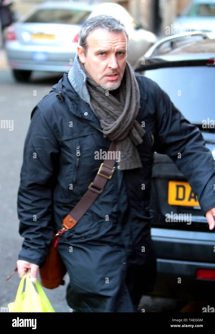 Coronation Street cast in Manchester credit Ian Fairbrother/Alamy Stockfotos beschmutzt Stockfoto