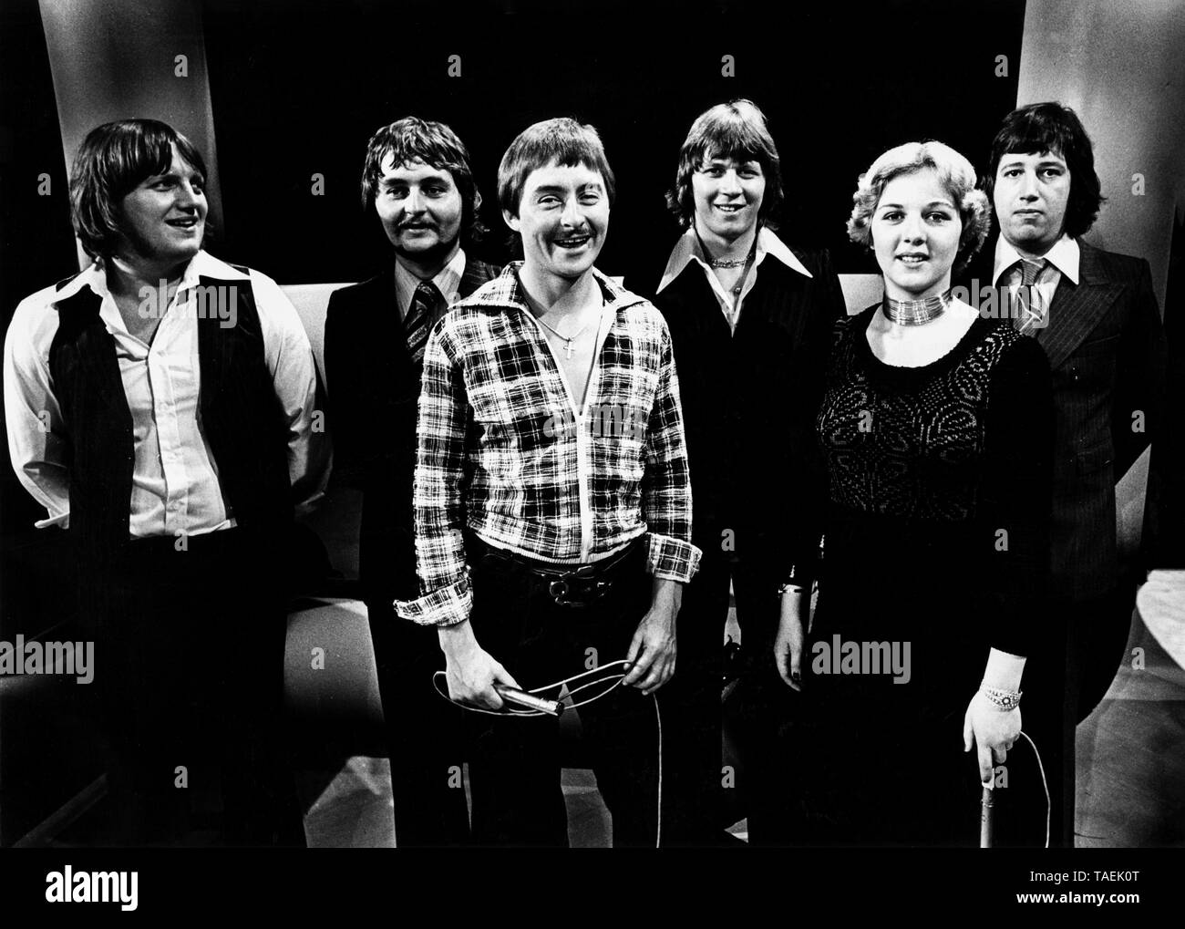 BZN (Band zonder Naam) Hilversum, Niederlande ca. 1973 Stockfoto