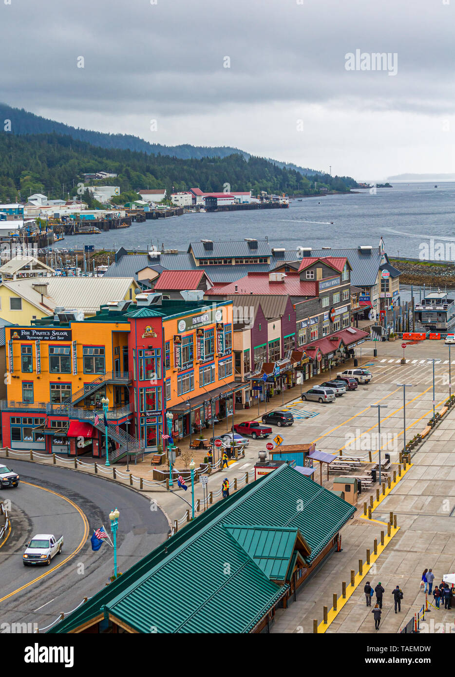KETCHIKAN, ALASKA 29. Mai 2016 Ketchikan ist der südöstlichste Stadt