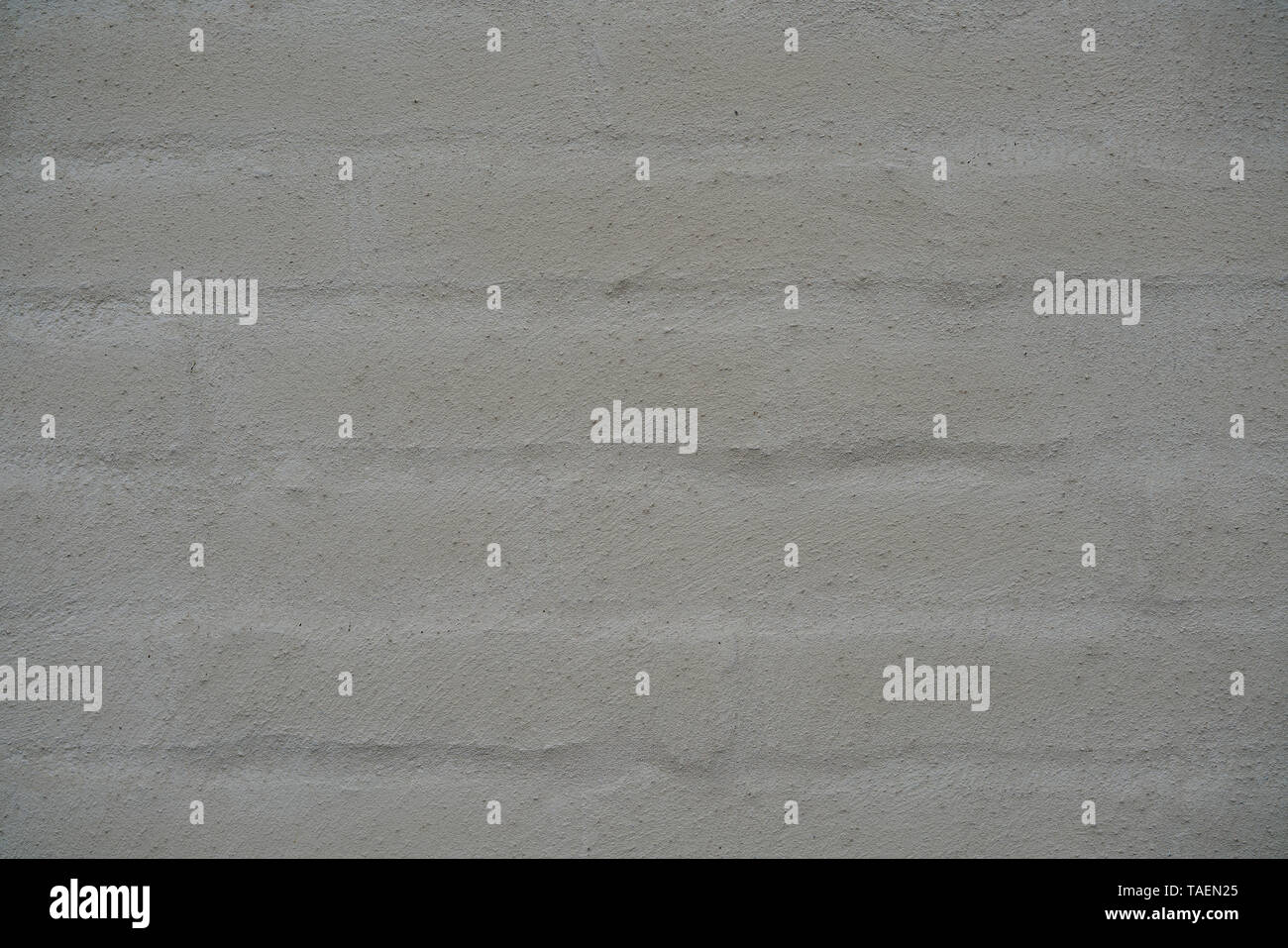 Pflaster auf der Fassade eines Hauses Stockfoto