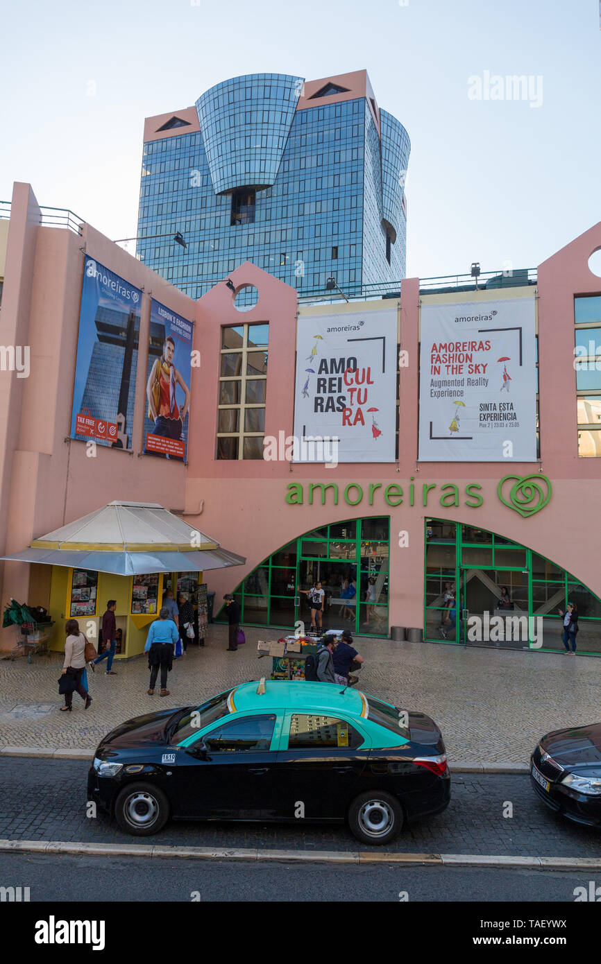Einkaufszentrum Amoreiras, Porugal Lissabon Stockfoto