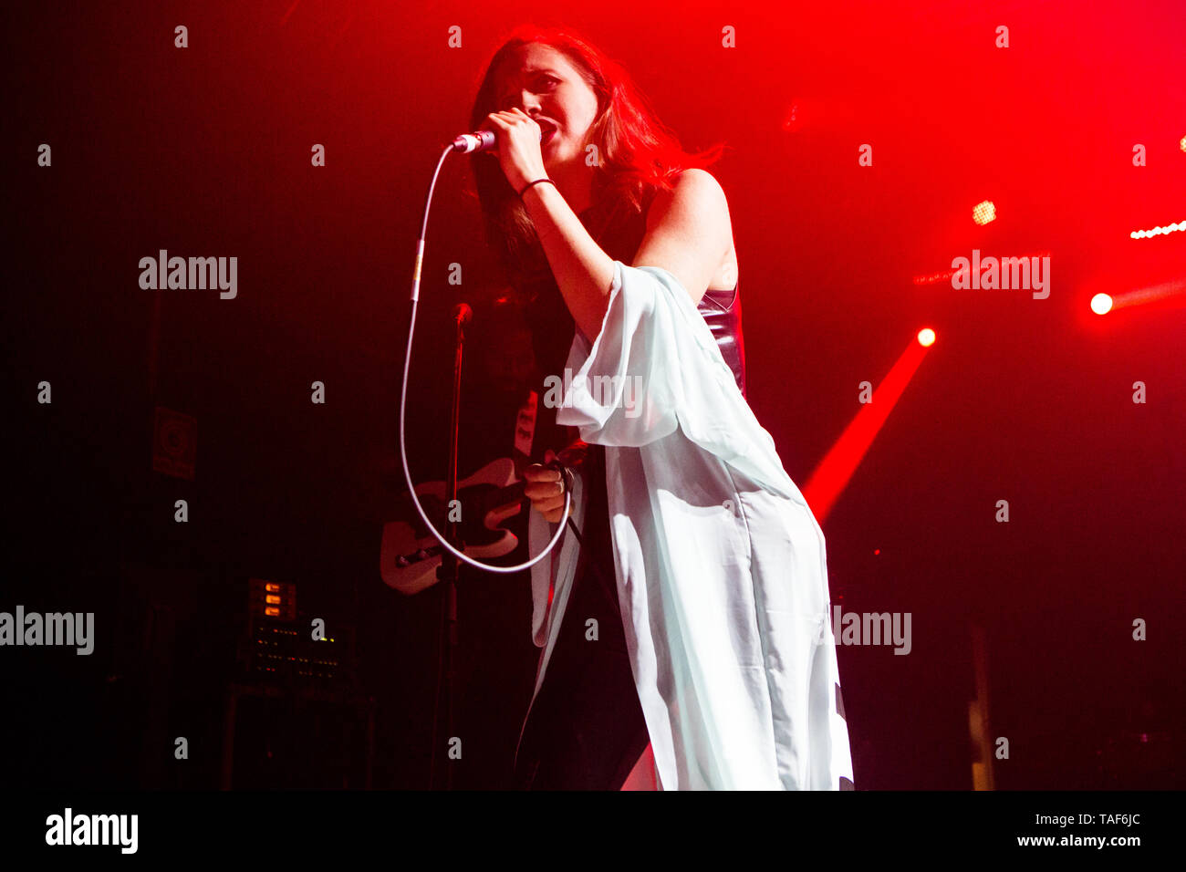 Mailand Italien. 23. Mai 2019. Die deutsch-kanadische - englische Sängerin ALICE MERTON führt live auf der Bühne bei Magazzini Generali während der 'Mint Tour" Stockfoto