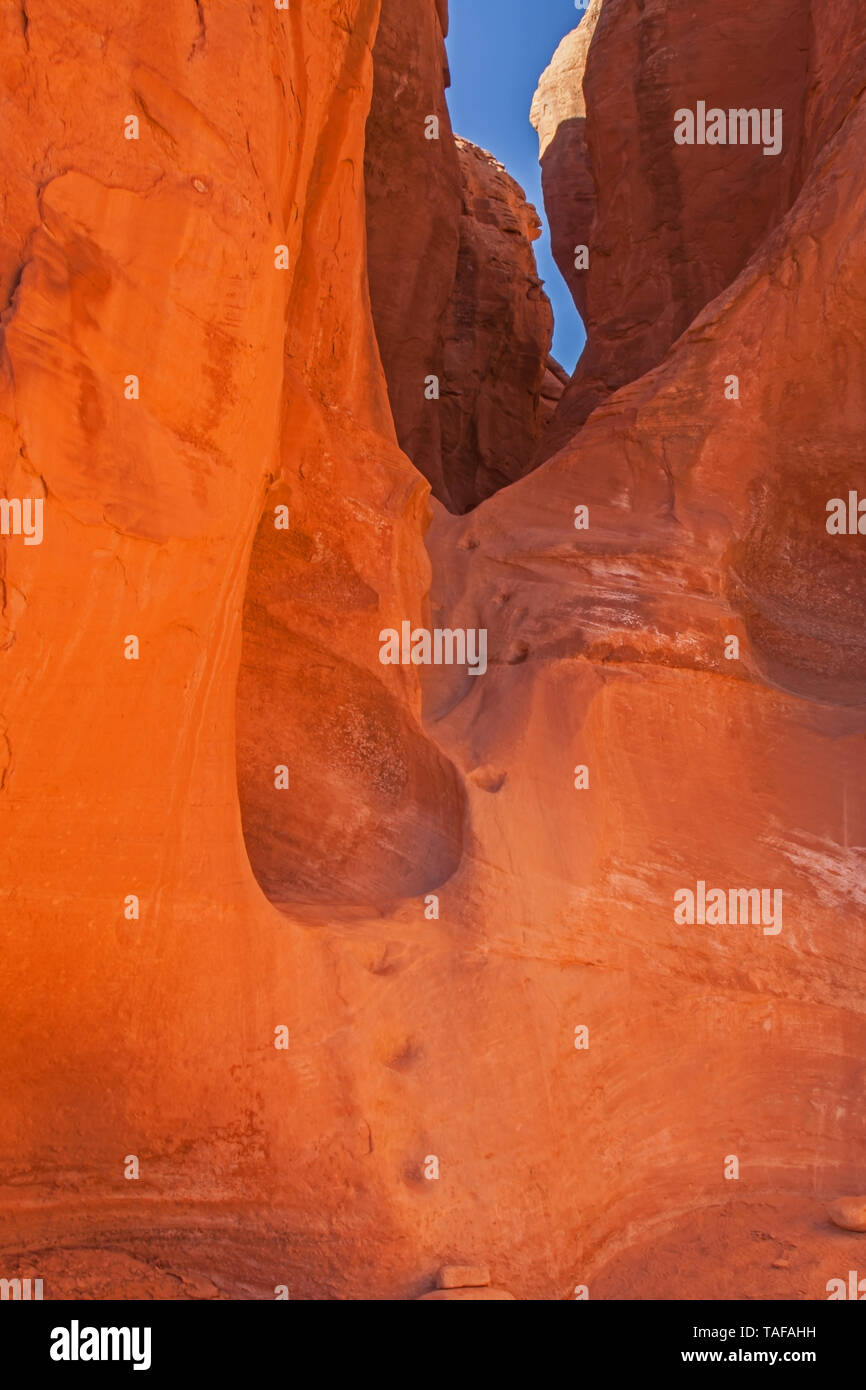 Peek-A-Boo Slot Canyon Stockfoto