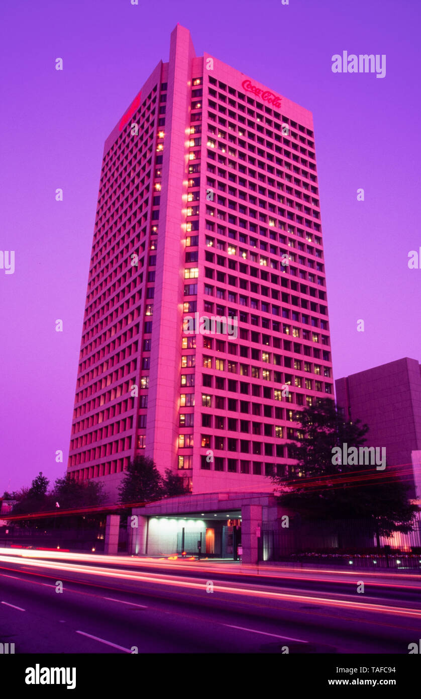 CocaCola internationalen Hauptsitz in Atlanta, Georgia. Stockfoto