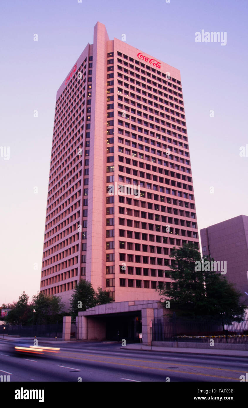 CocaCola internationalen Hauptsitz in Atlanta, Georgia. Stockfoto